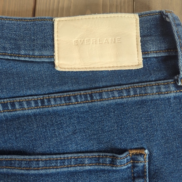 Everlane The Vintage Raw Hem High Rise Button Fly Skinny Jeans - Picture 9 of 10